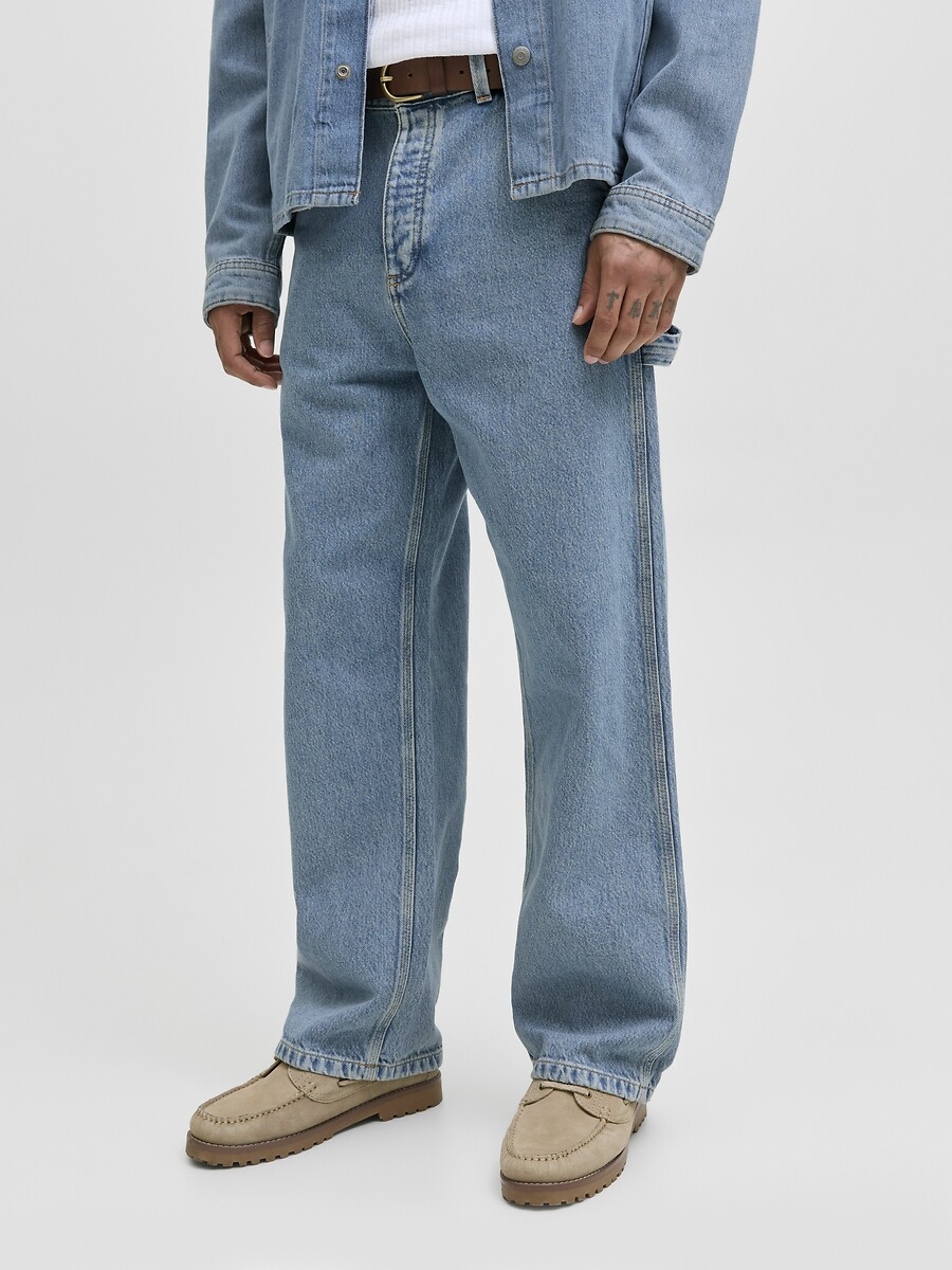 Jeans baggy Alex con bottoni, JACK & JONES