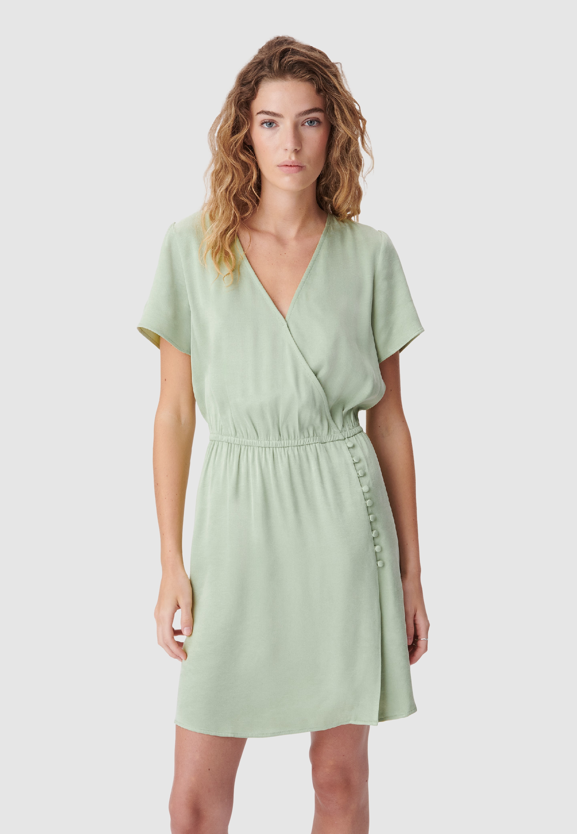Robe courte forme cache-coeur, IKKS