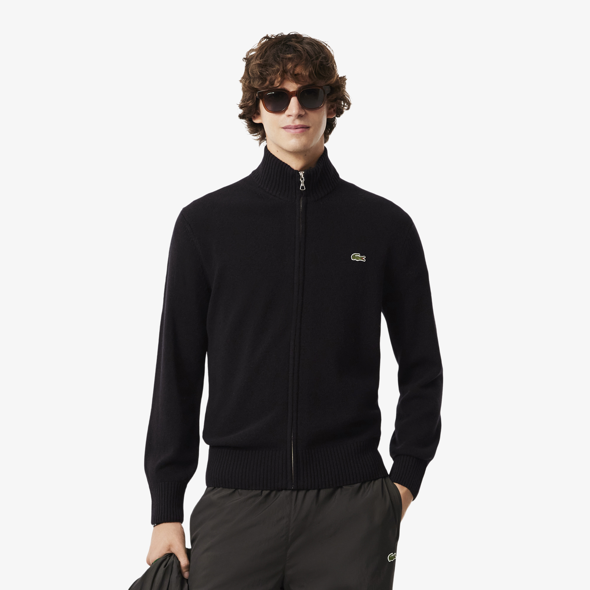 Pull zippé laine, LACOSTE