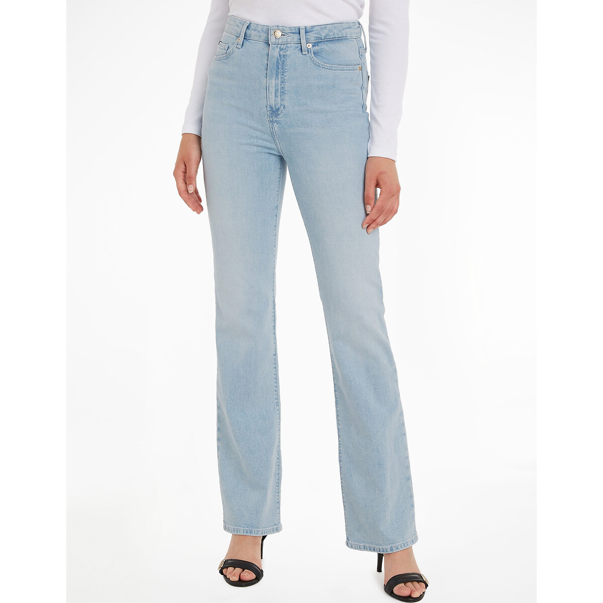 Image of Bootcut Mid Rise Jeans