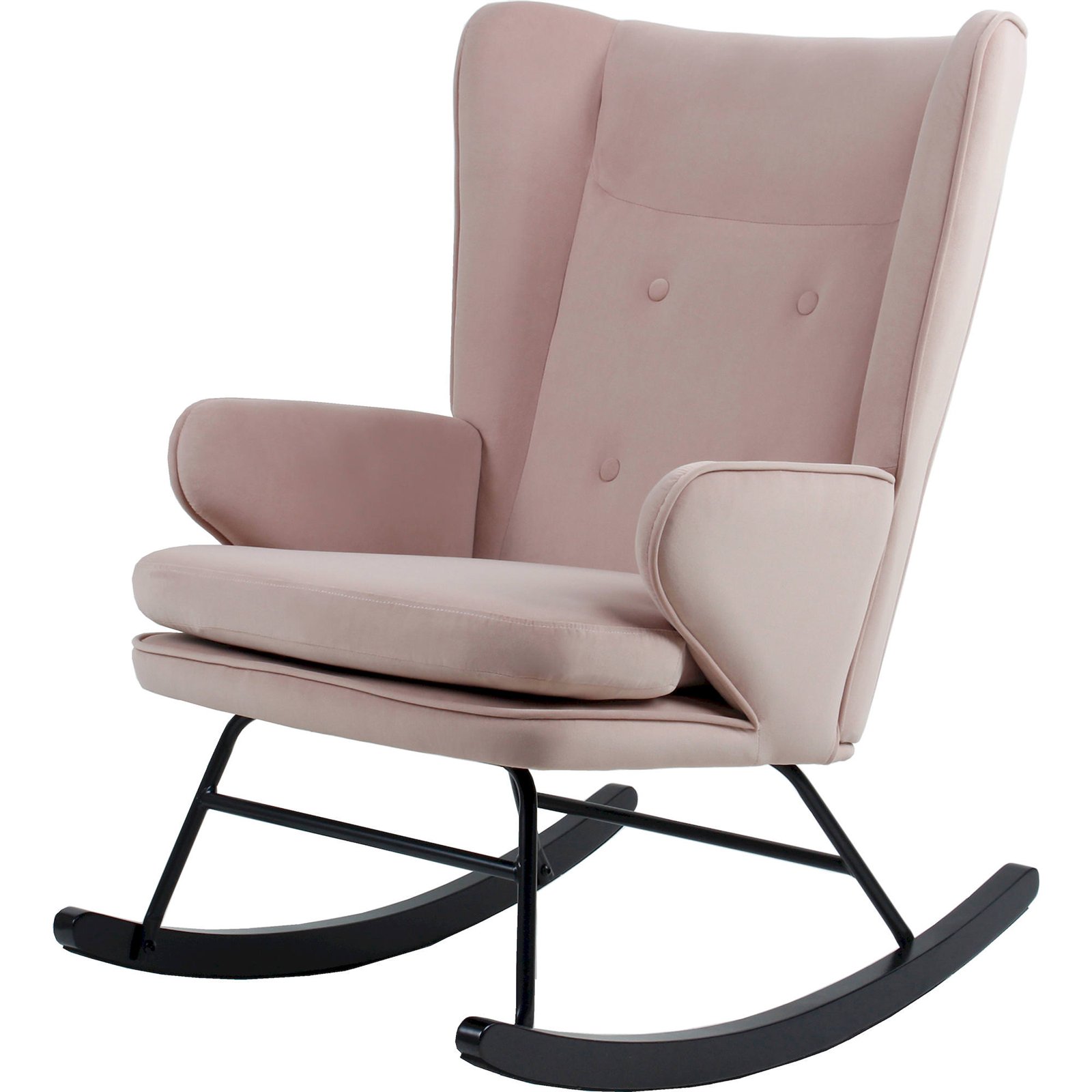 Fauteuil à bascule en velours, Melorie, ARTE ESPINA