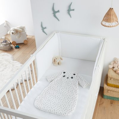 Baby's Panda Sleeping Bag in Cotton Percale with Removable Sleeves LA REDOUTE COLLECTIONS