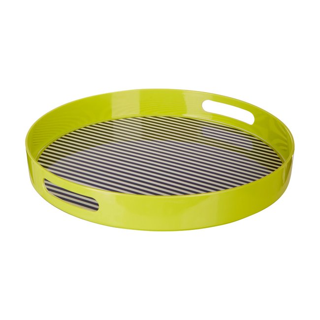Stripe Tray with Handles, multi-coloured, SO'HOME