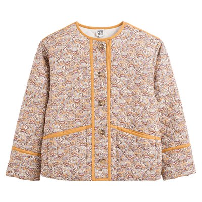 Reversible Lightweight Padded Jacket in Floral Print Cotton LA REDOUTE COLLECTIONS