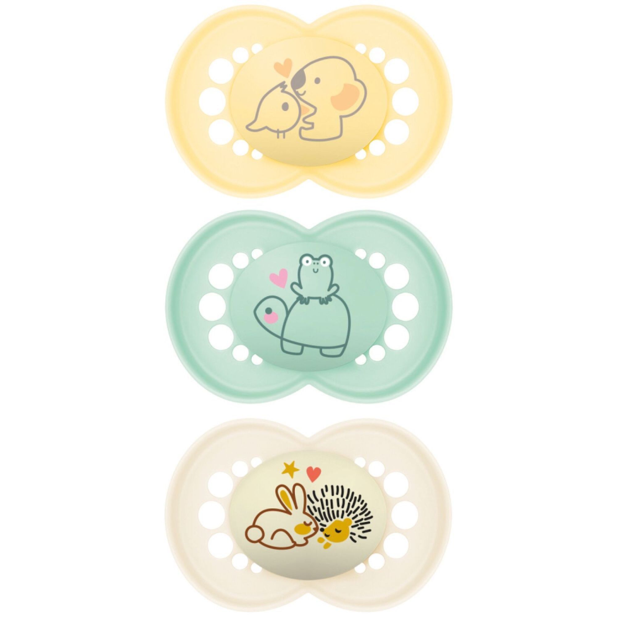 Lot de 3 sucettes 18 mois+ Original, MAM