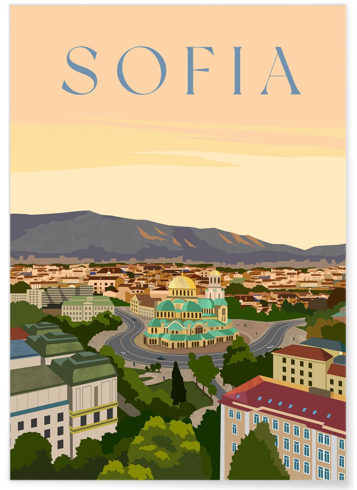 Affiche ville Sofia, L'AFFICHERIE