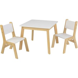 Ensemble table moderne + 2 chaises enfant
