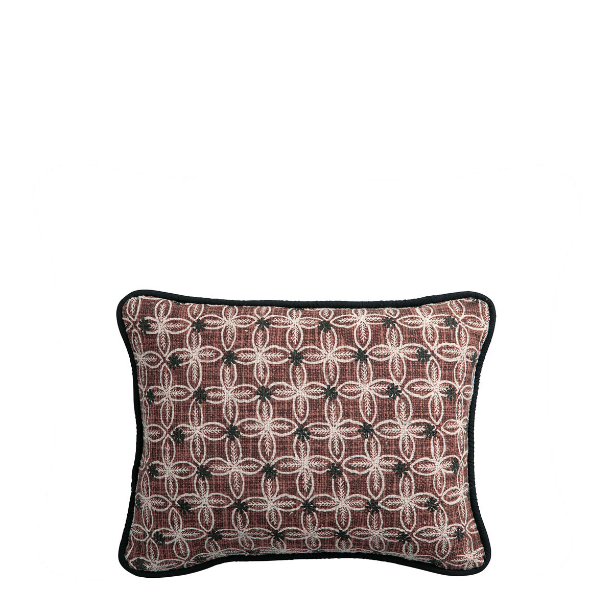 Housse de coussin polycoton, BLANC D’IVOIRE