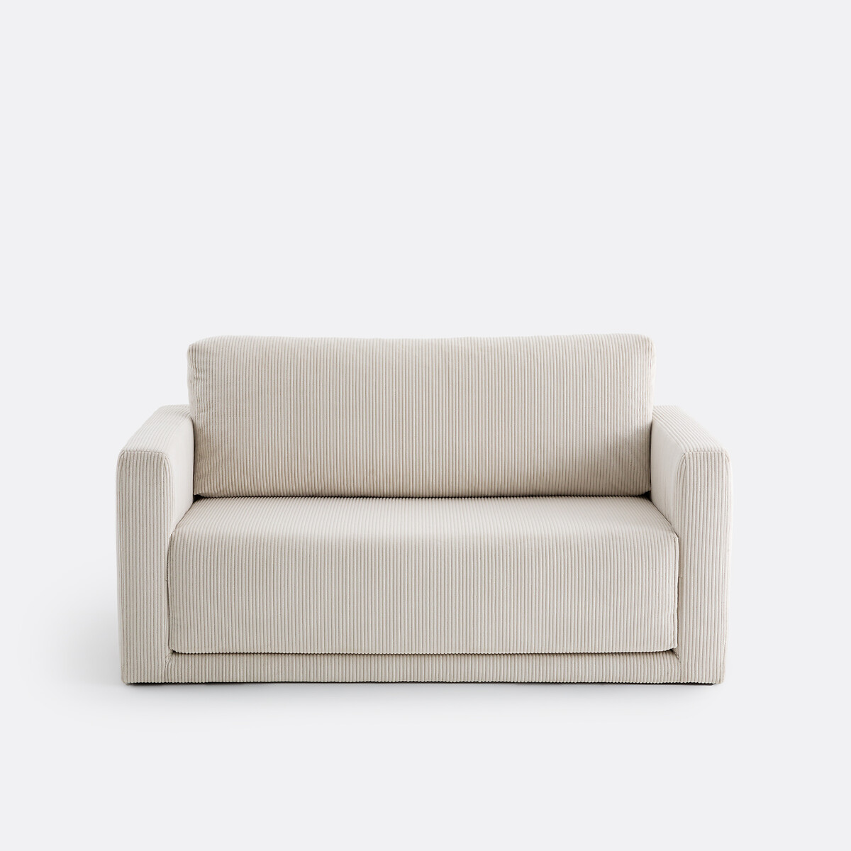 Sofá-cama , 2 lugares, em bombazina, Hani, LA REDOUTE INTERIEURS