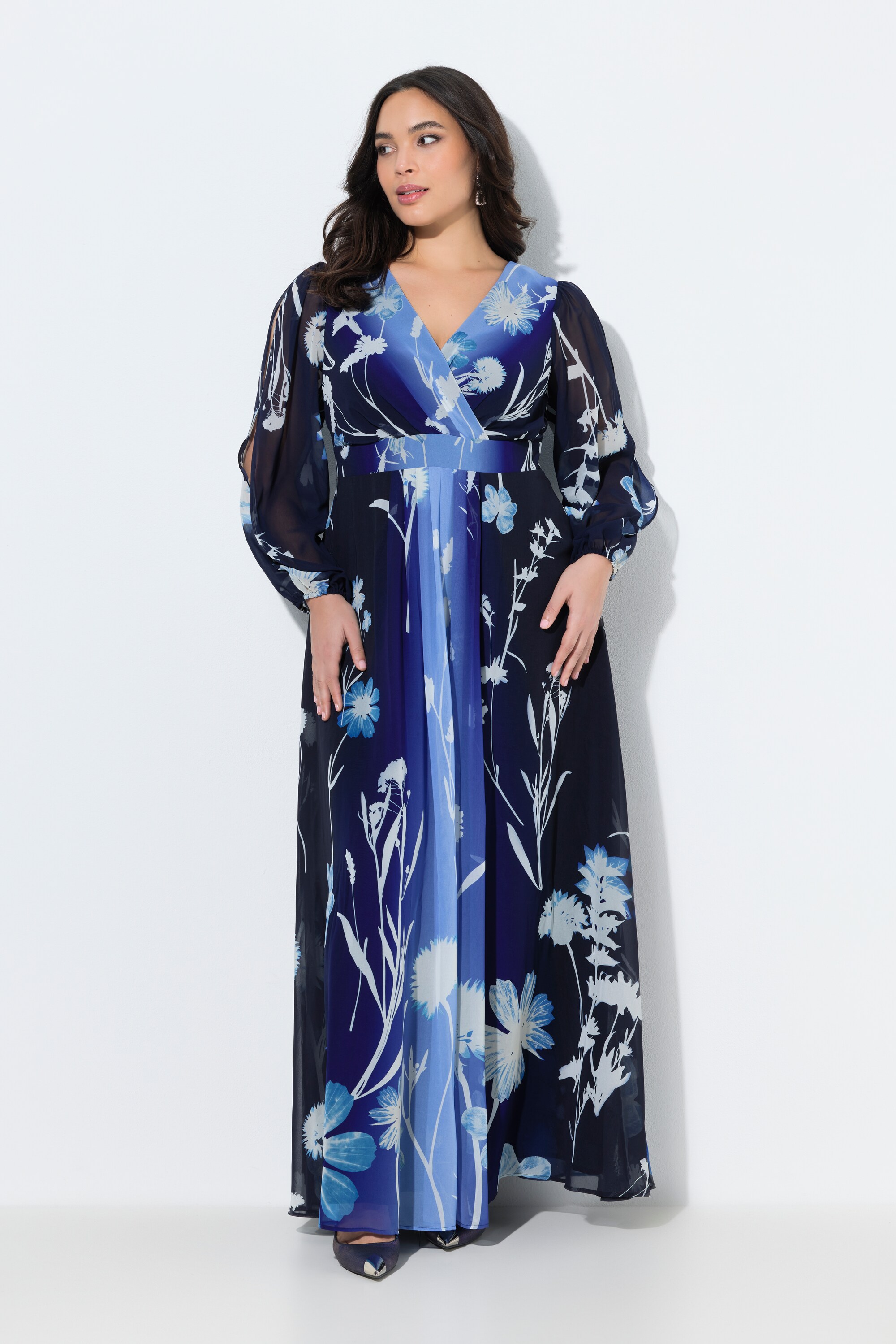 Robe de soirée à fleurs, ULLA POPKEN