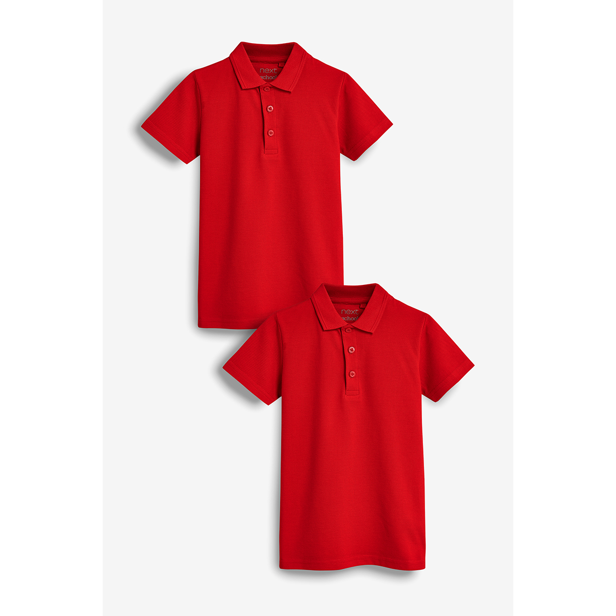 Cotton poloshirts -, lot de 2, NEXT