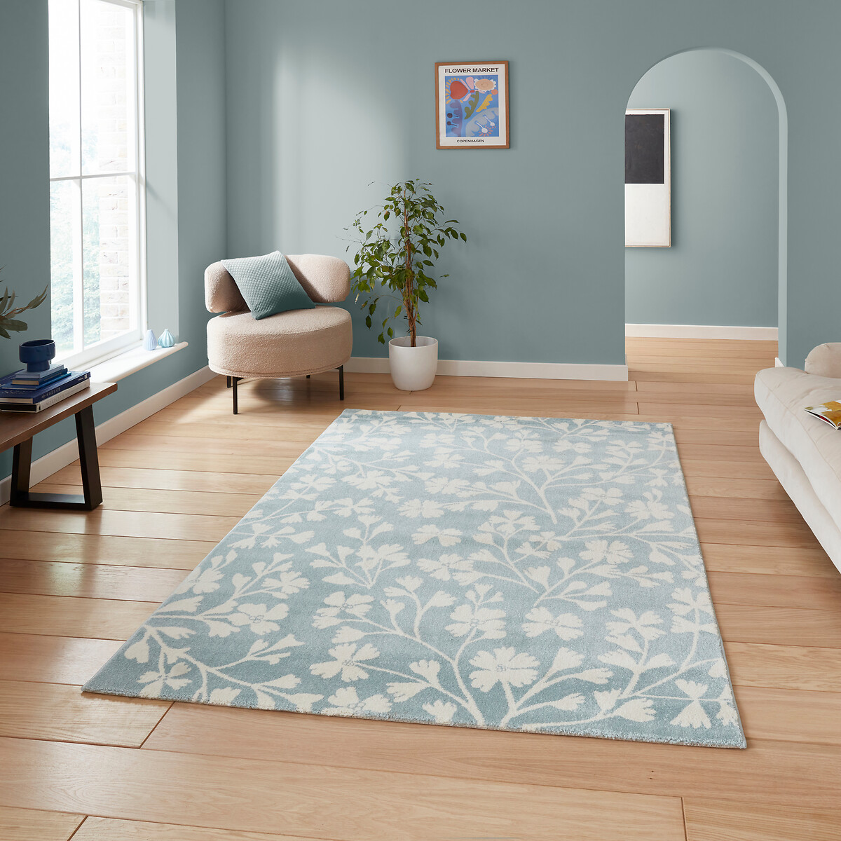 Catherine Lansfield Grace Floral Floral Rug, CATHERINE LANSFIELD