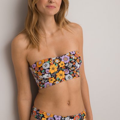 Floral Bandeau Bikini Top LA REDOUTE COLLECTIONS