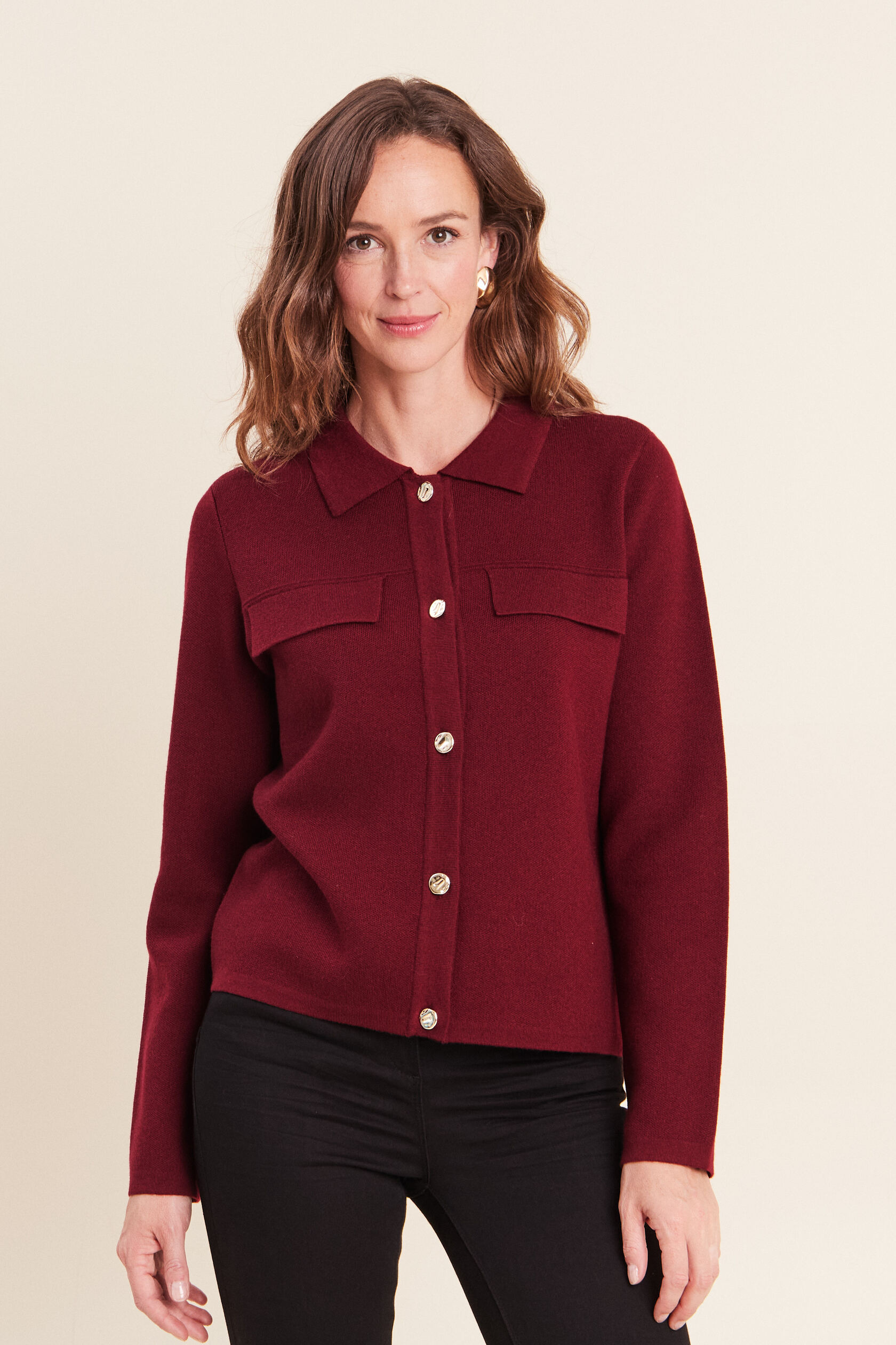 Veste col chemise manches longues, BREAL