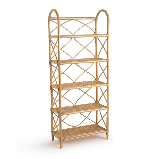 Malu Rattan Bookcase with 5 Shelves natural LA REDOUTE INTERIEURS