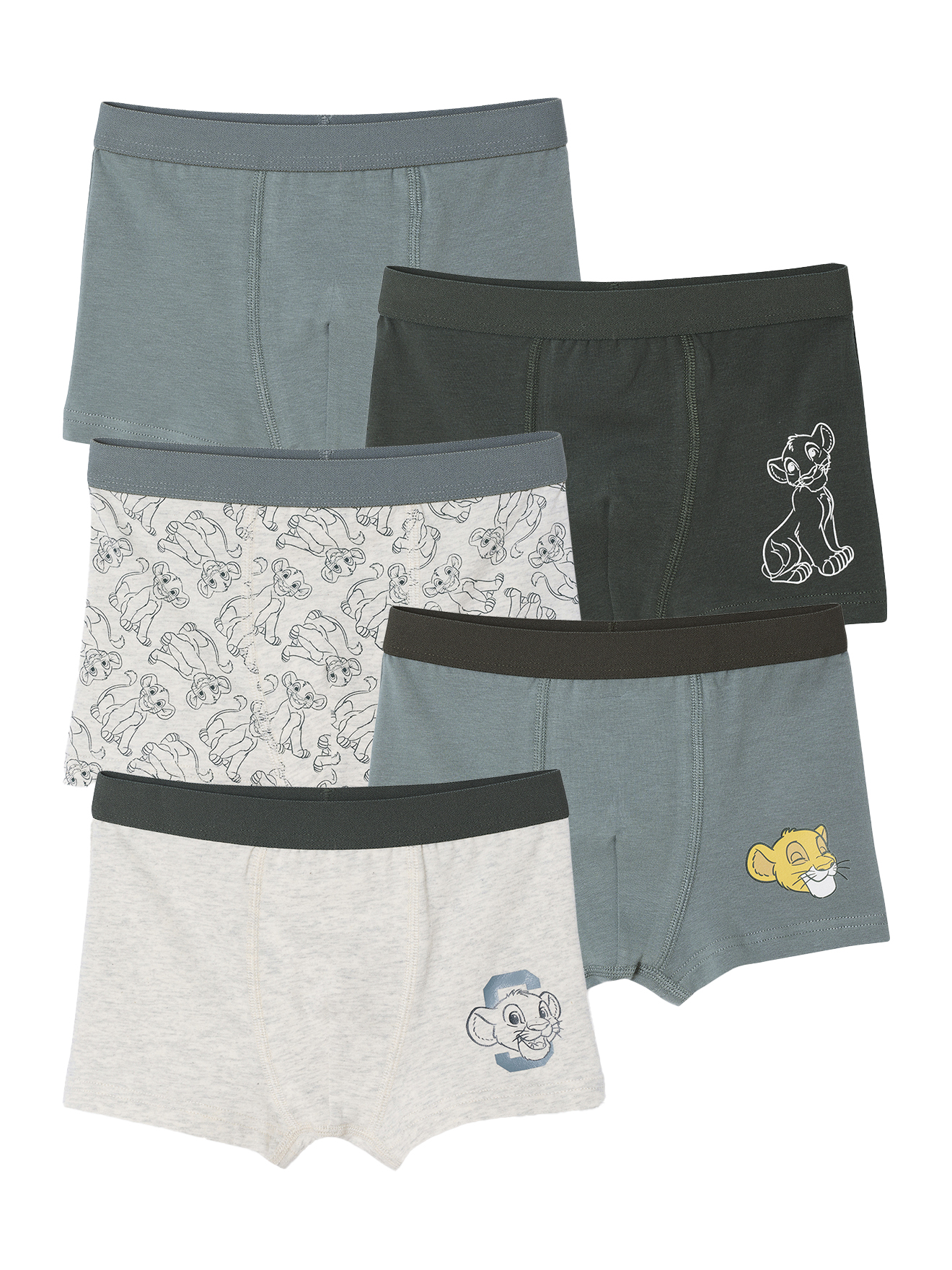 Lot de 5 boxers Disney Le Roi Lion, VERTBAUDET