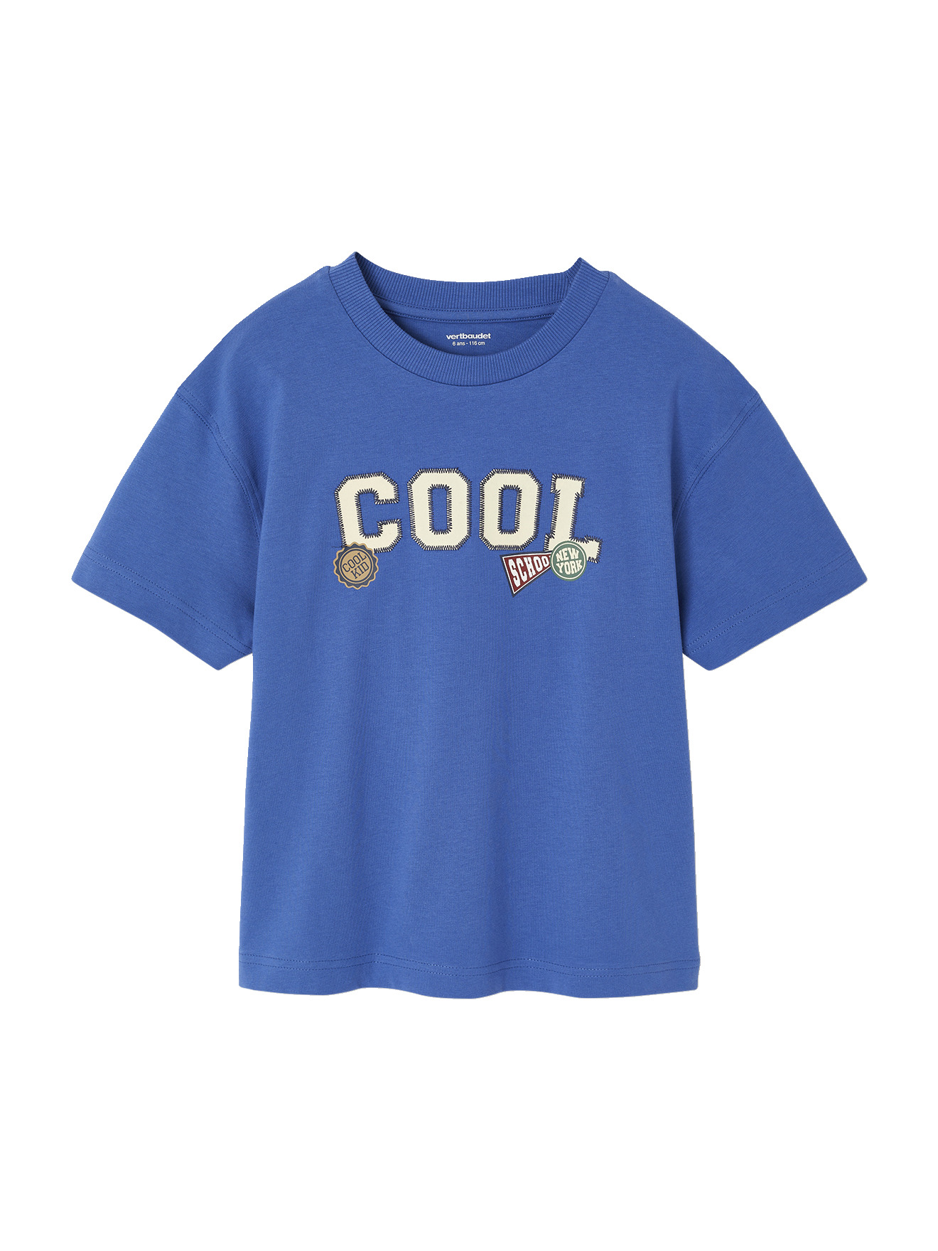 T-shirt imprimé devant, VERTBAUDET