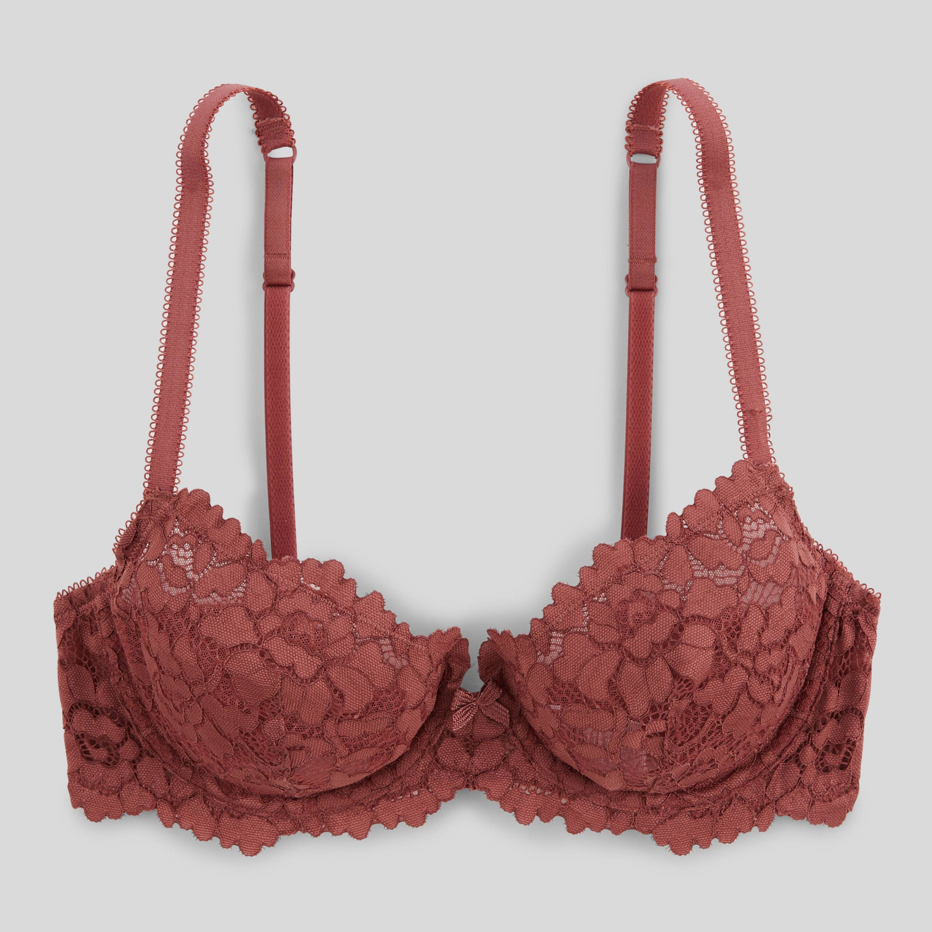 Soutien-gorge corbeille balconnet CAMILLE en dentelle, MONOPRIX