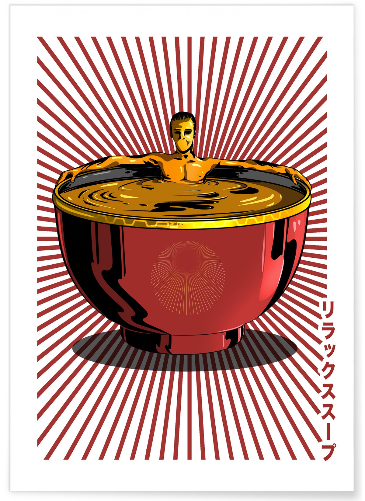 Affiche Soupe Relaxante, L'AFFICHERIE