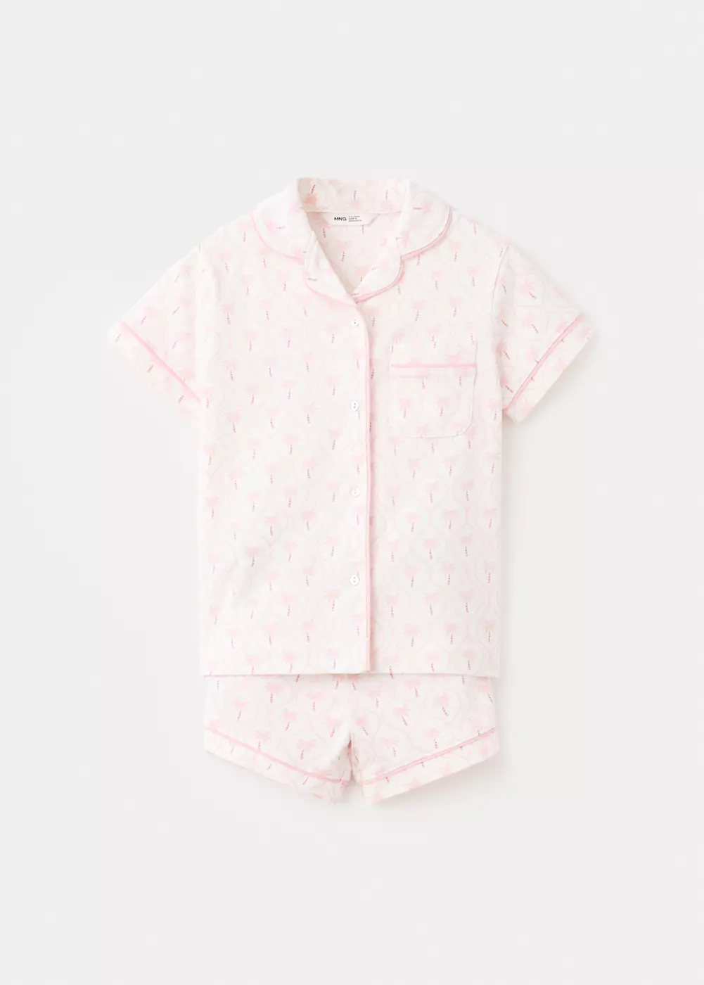 Pyjama court imprimé, MANGO BABY