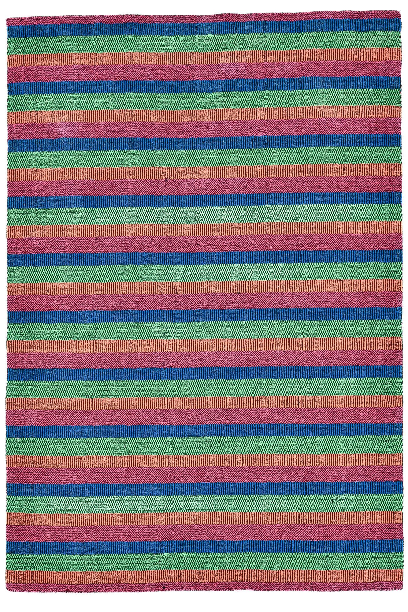 Tapis tissé main en PET recyclé pour l'intérieur et l'extérieur - Kyoto, THEKO