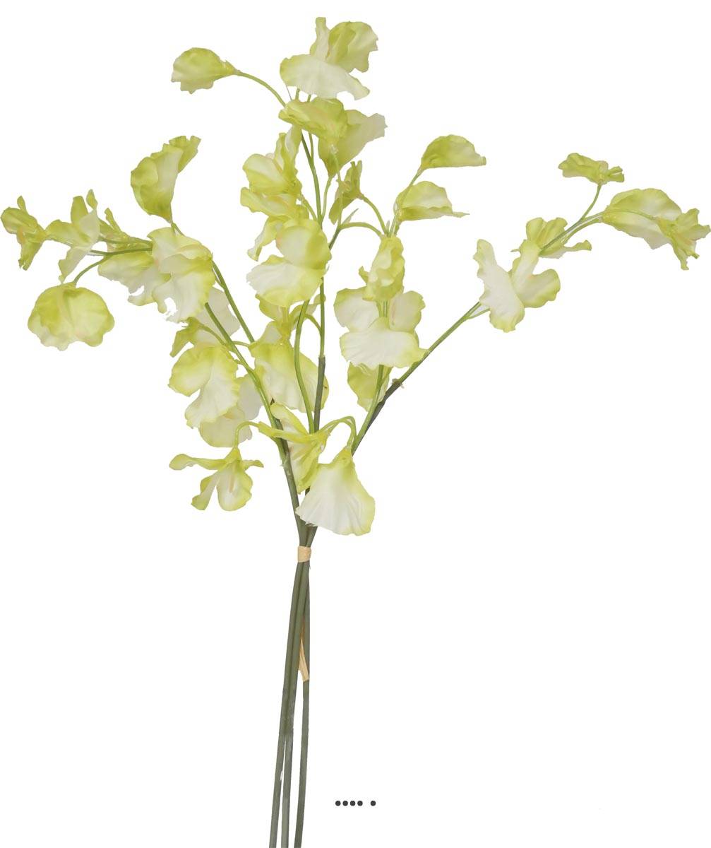 Pois de senteur fleur artificielle en 3 branc, ARTIFICIELLES