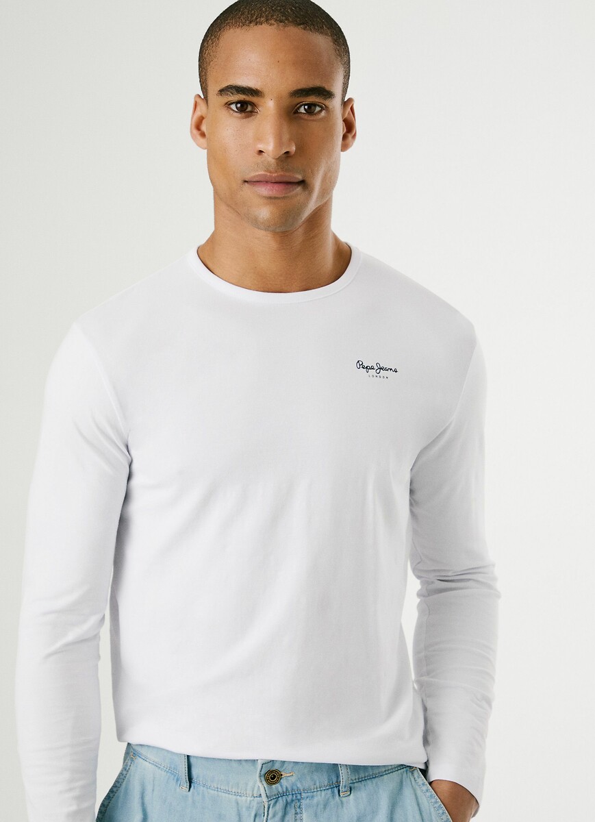 T-shirt manches longues stretch Original, PEPE JEANS