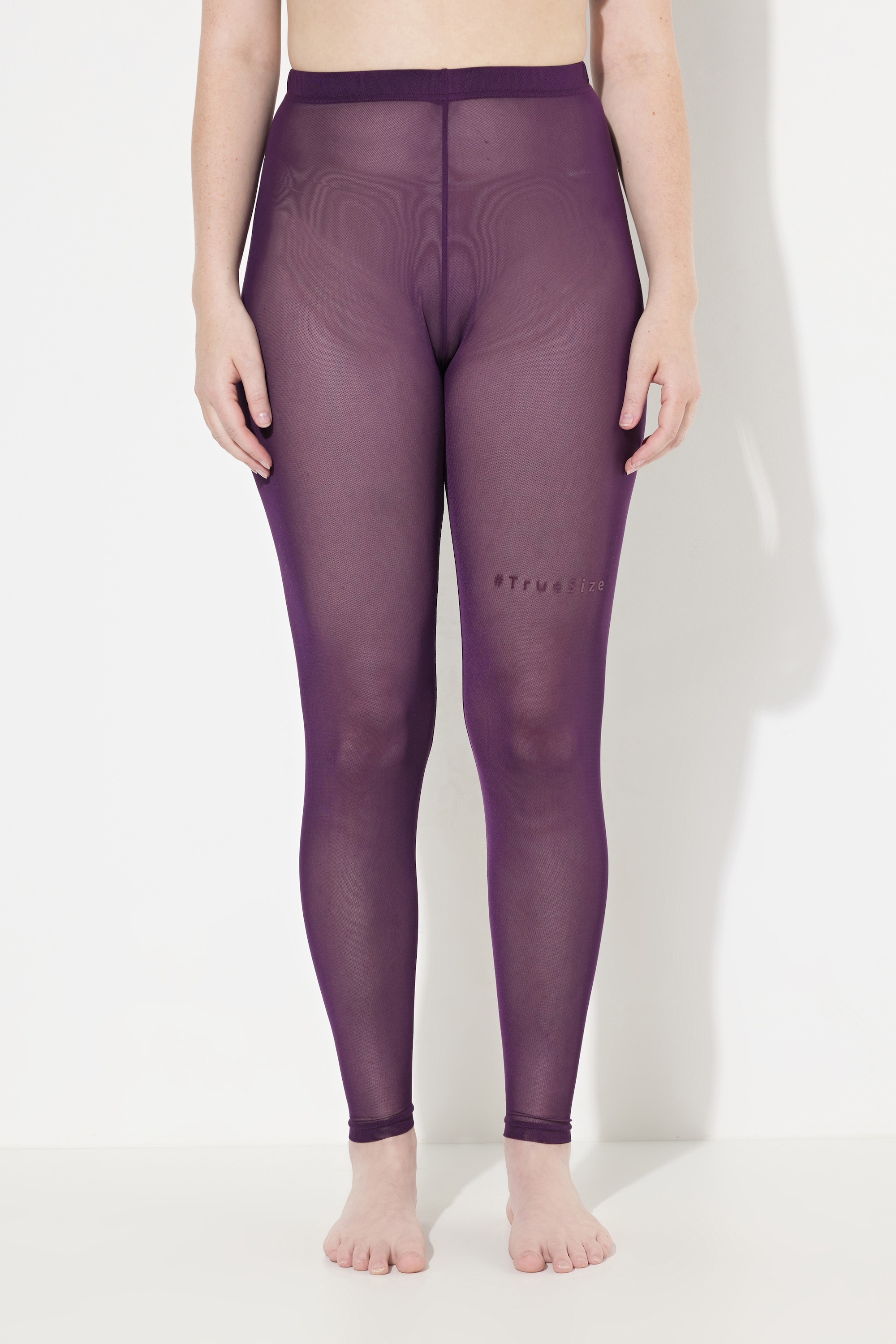 Legging-collant en mesh. Message floqué sur, ULLA POPKEN