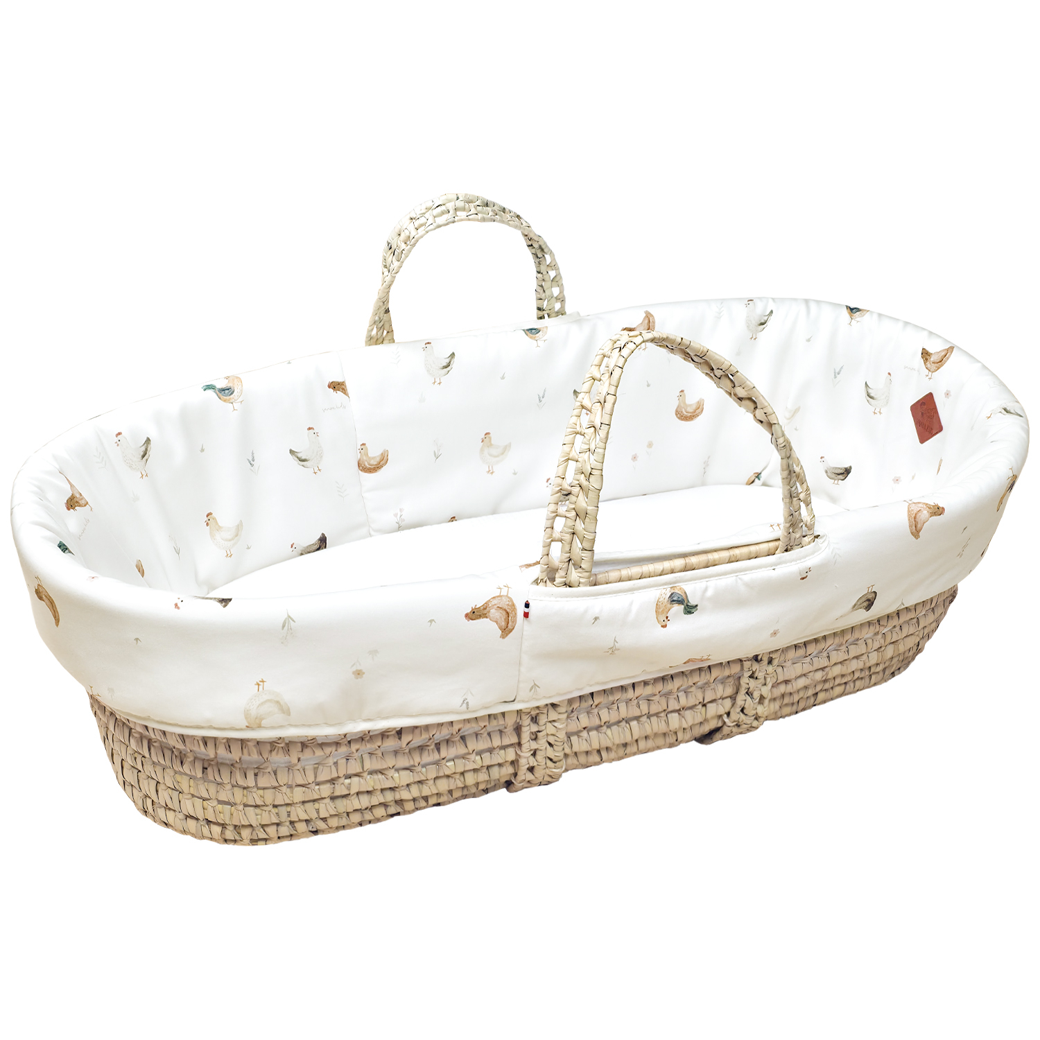 Couffin bébé avec Matelas, Habillage et Drap Housse GALLINA, SEVIRA KIDS