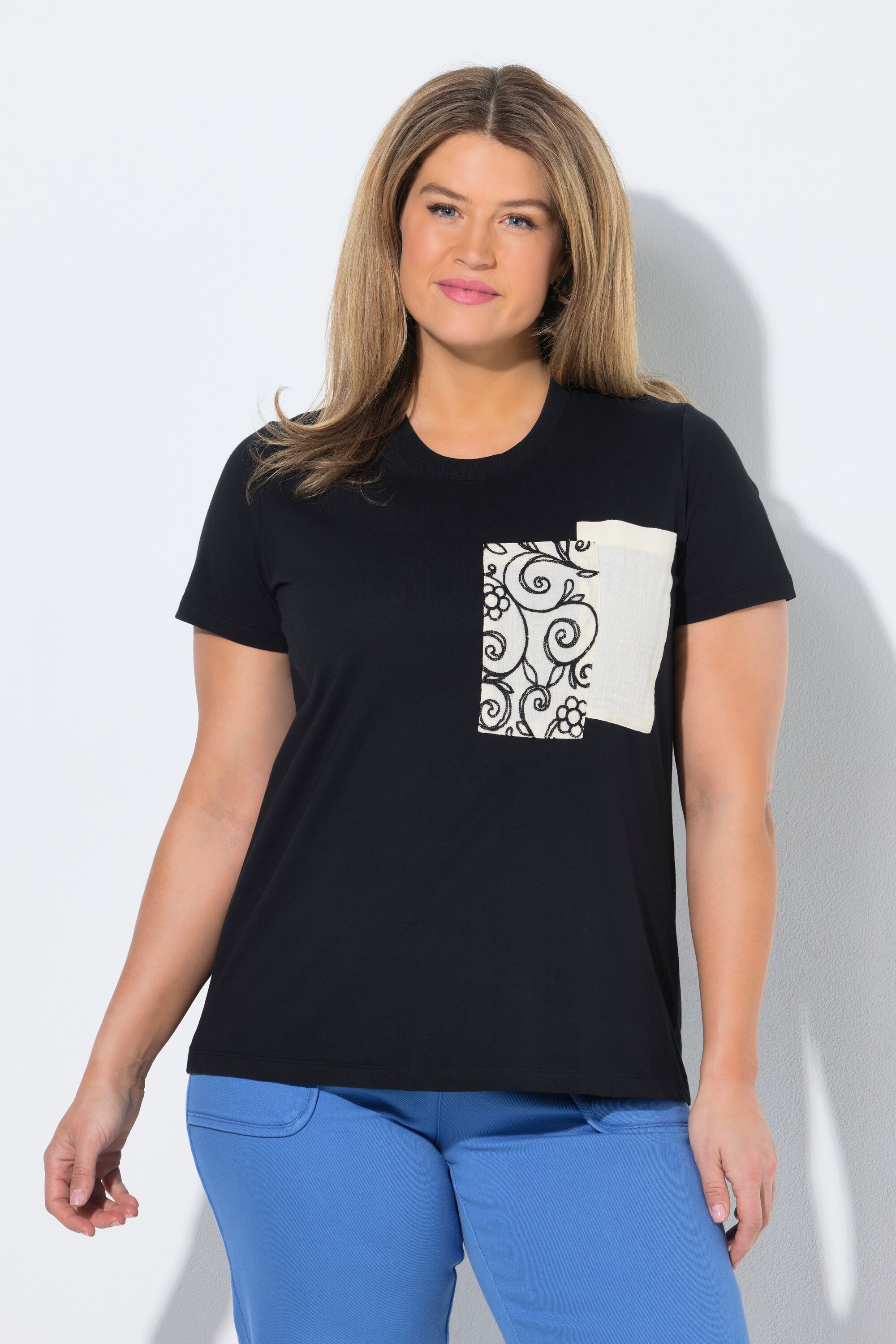 T-shirt en coton bio, poches poitrine, ULLA POPKEN