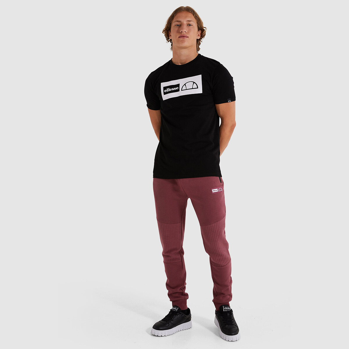 T-shirt korte mouwen kangchen zwart Ellesse | La Redoute