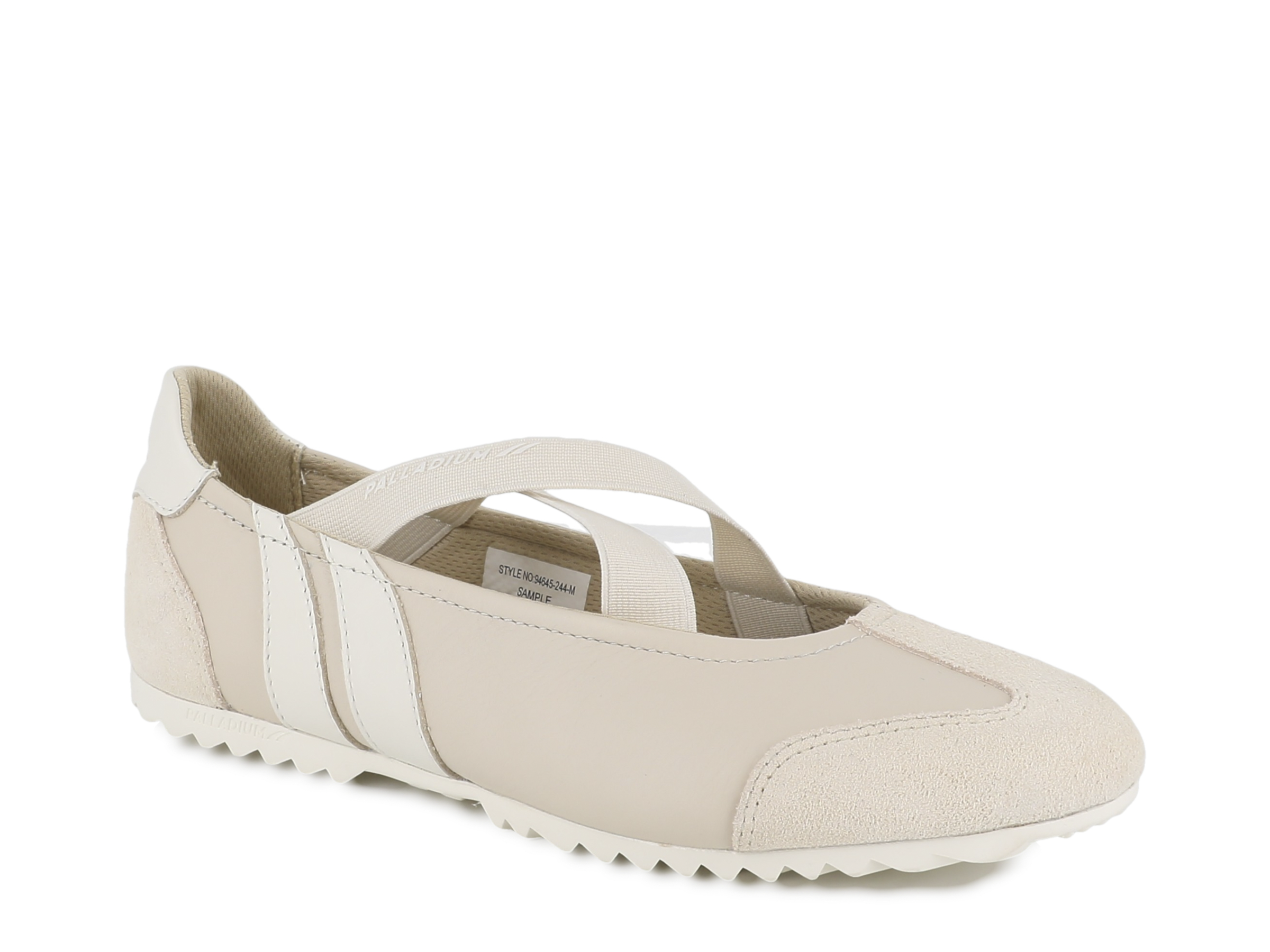 Baskets basses en cuir RACER BALLERINA LTH, PALLADIUM