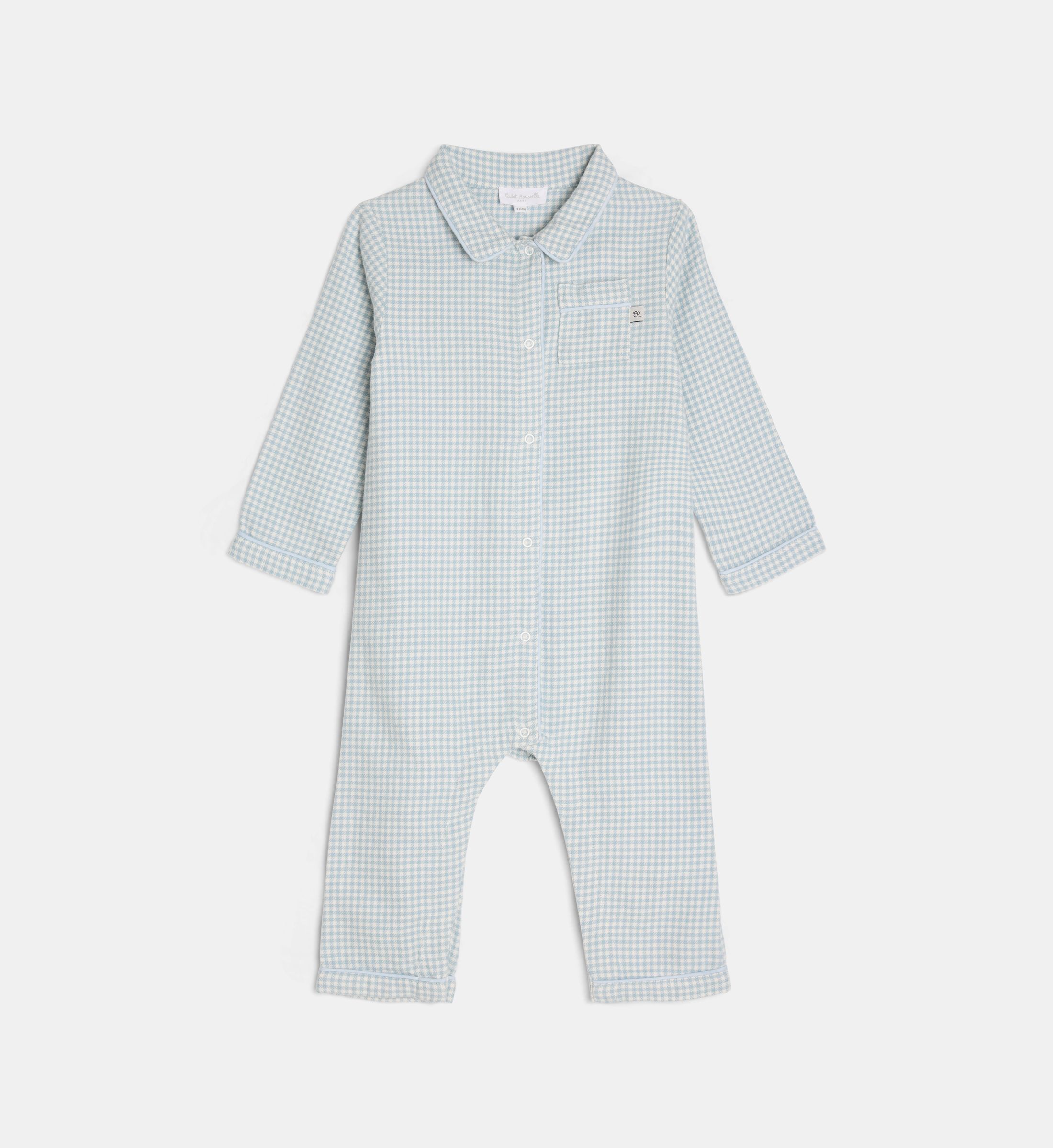 Combinaison de pyjama tasendy en flanelle de coton bio, CADET ROUSSELLE