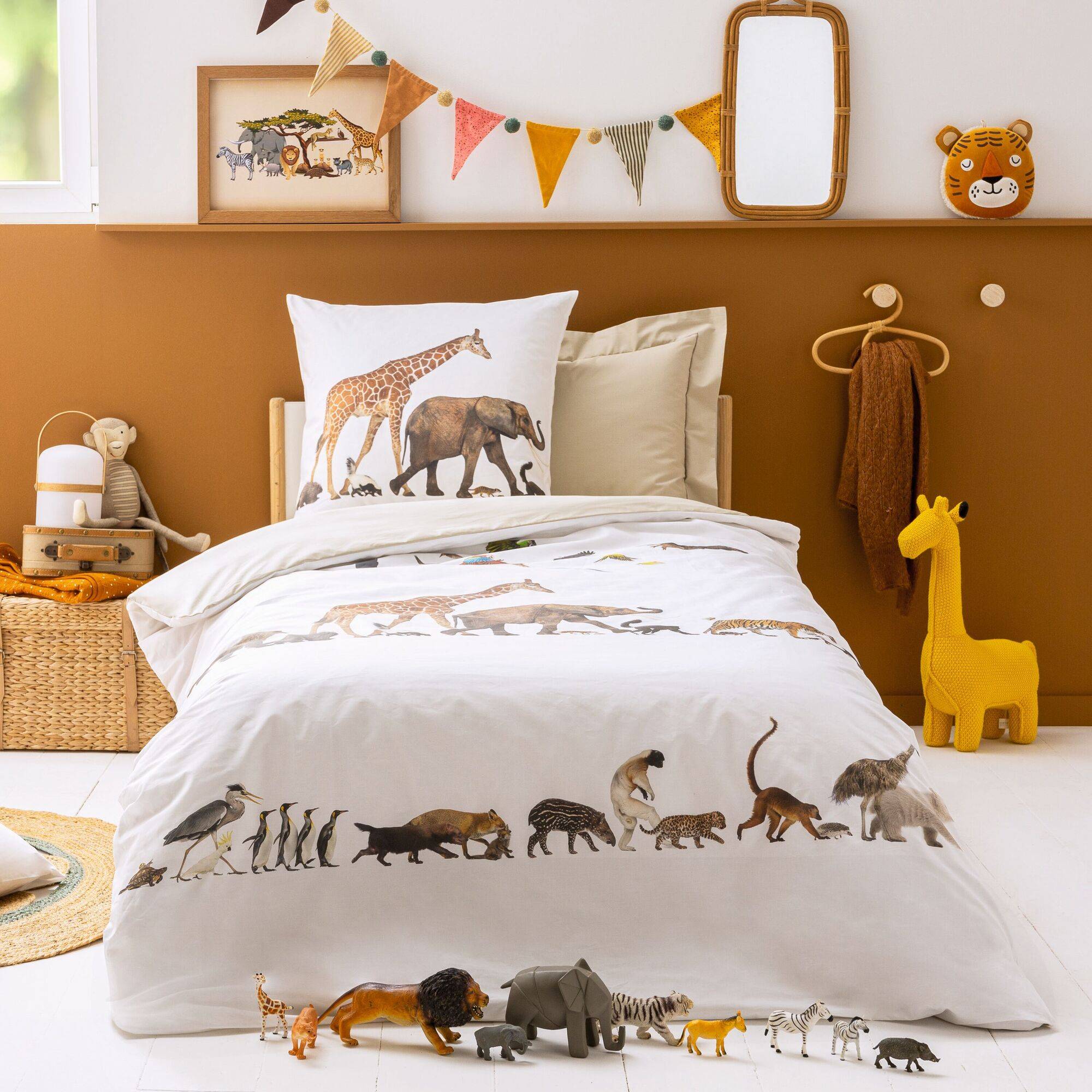 Housse de couette enfant percale - NOE LIN, TRADILINGE