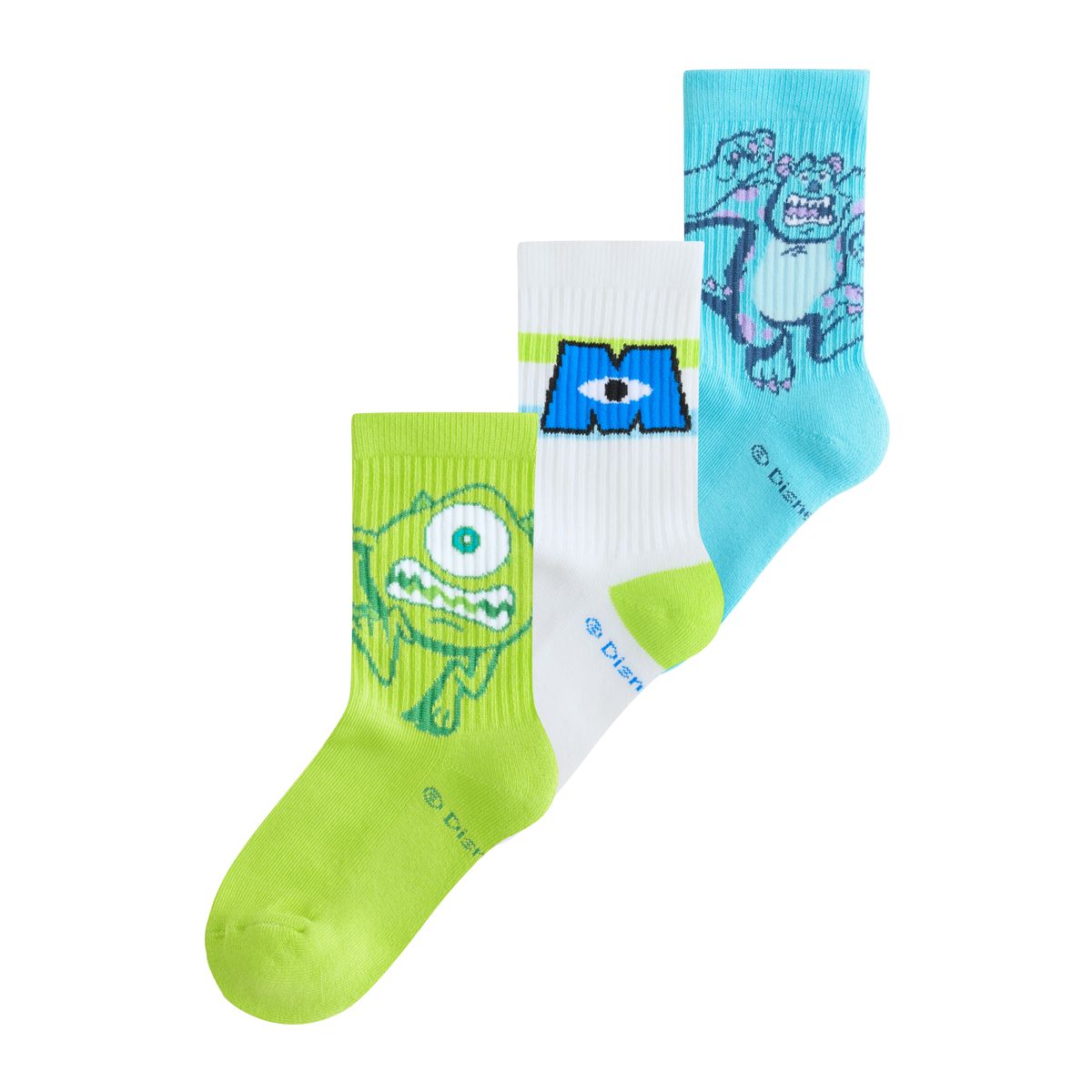 Chaussettes de sport en coton, 3 paires, NEXT