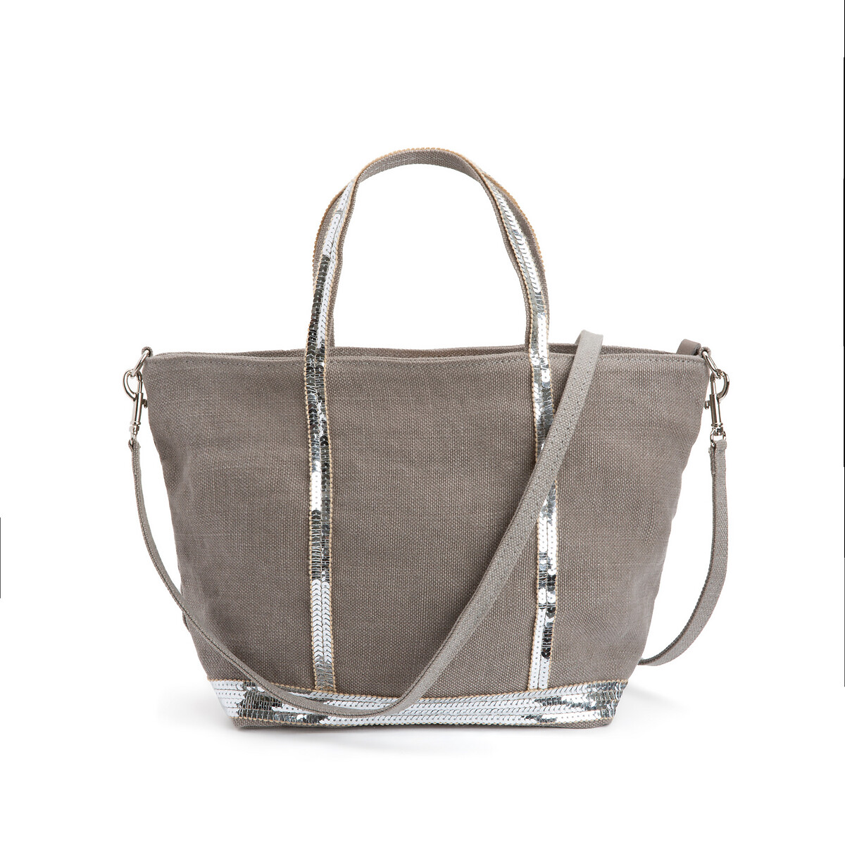 Sac cabas s en lin et sequins Vanessa Bruno La Redoute