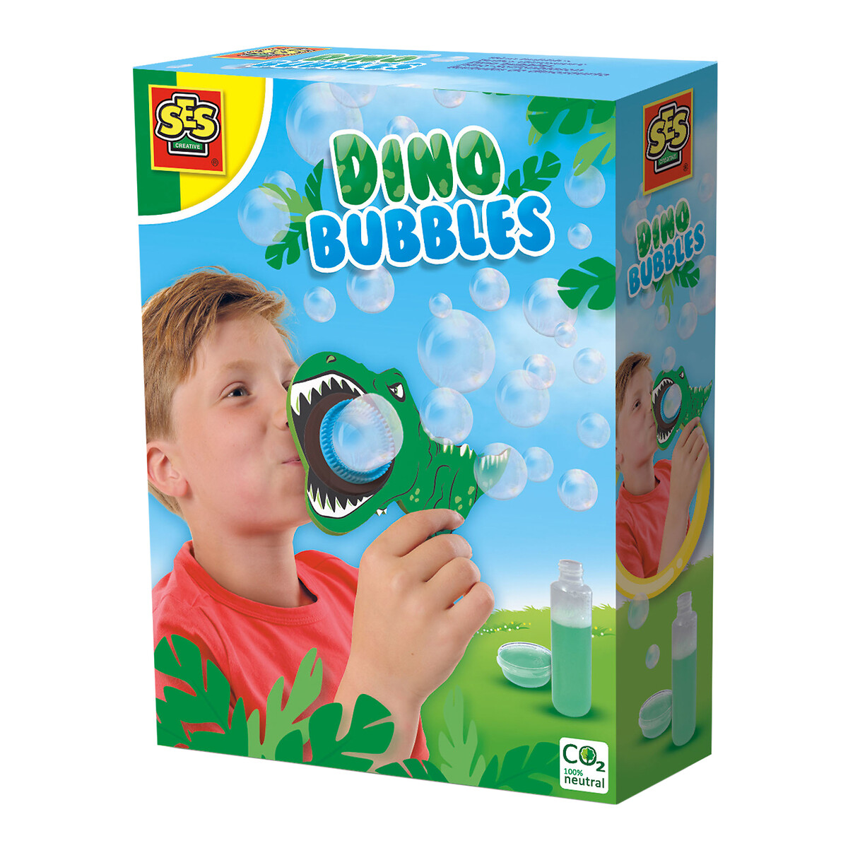 Brinquedo "Bolas de sabão Dino Bubble", SES, SES