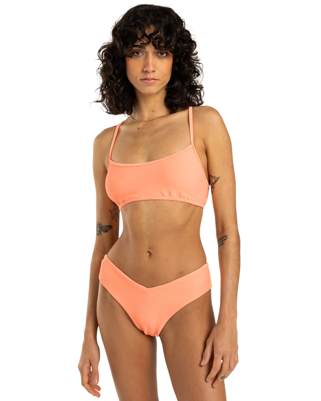 Bas de maillot de bain à couvrance échancrée TANLINES FIJI, BILLABONG