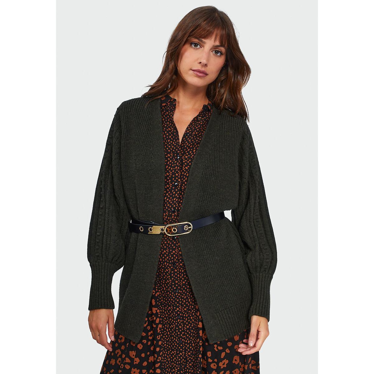 Mid discount length cardigan