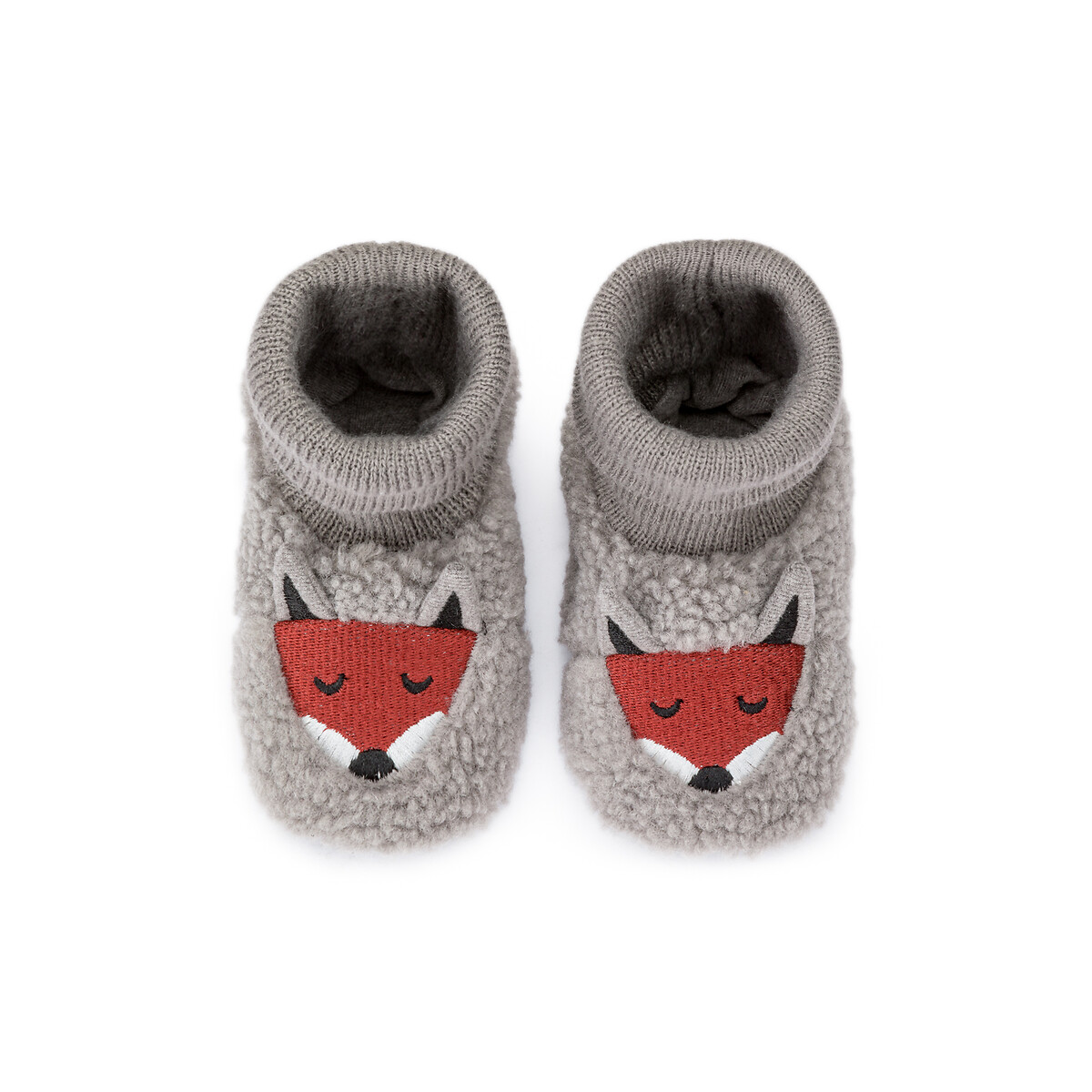 Kids’ Recycled Fox Slipper Socks