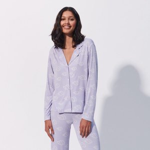 Pyjama en jersey imprimée bleu ZOÉ 602 bleu