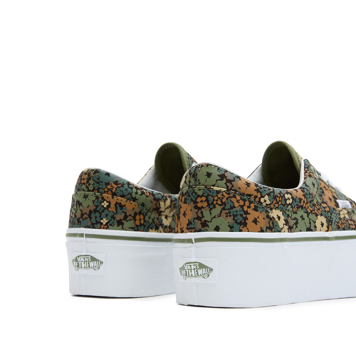 Era trainers khaki floral print Vans La Redoute