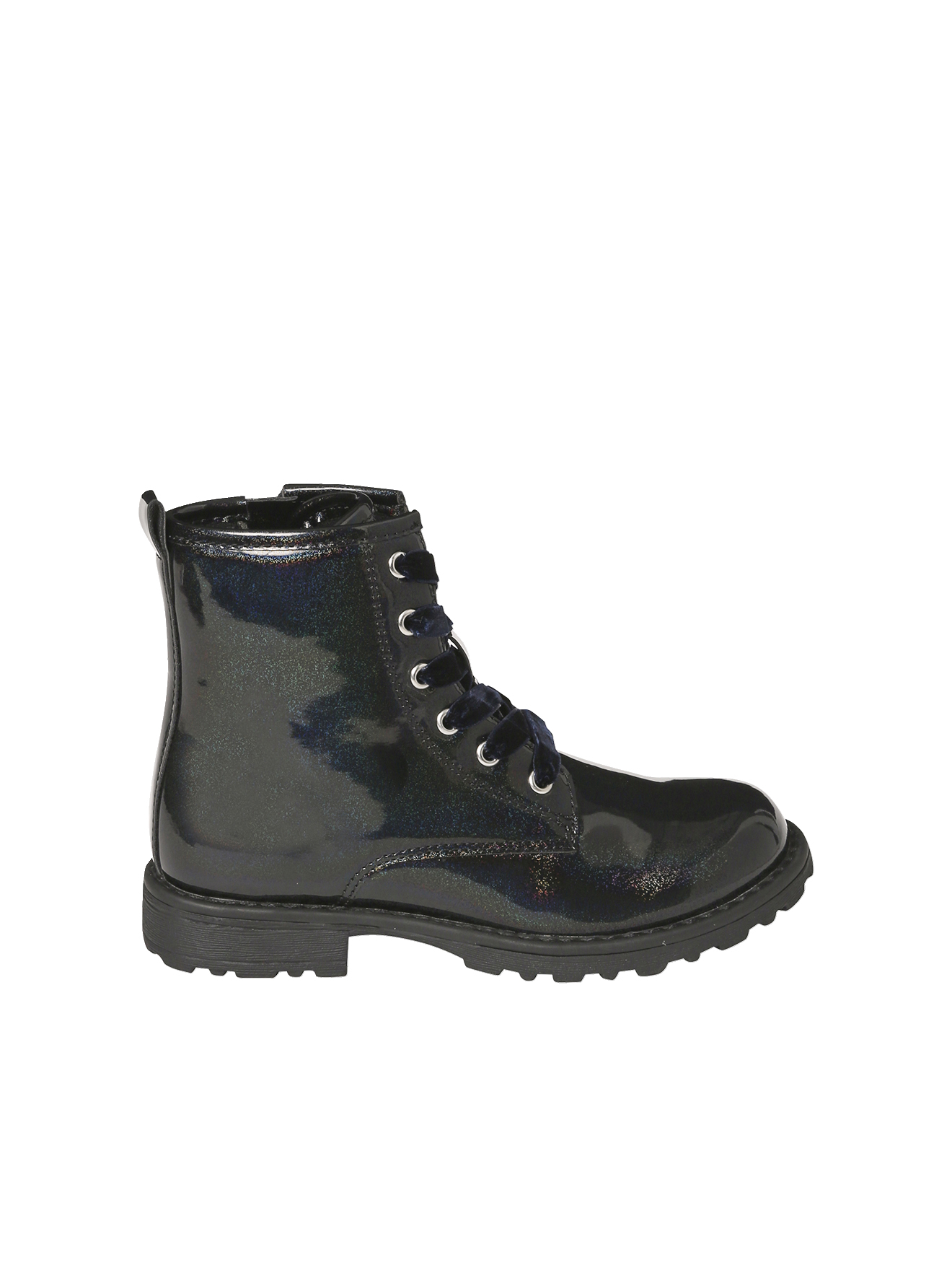 Bottines vernies synthétique zippées, VERTBAUDET