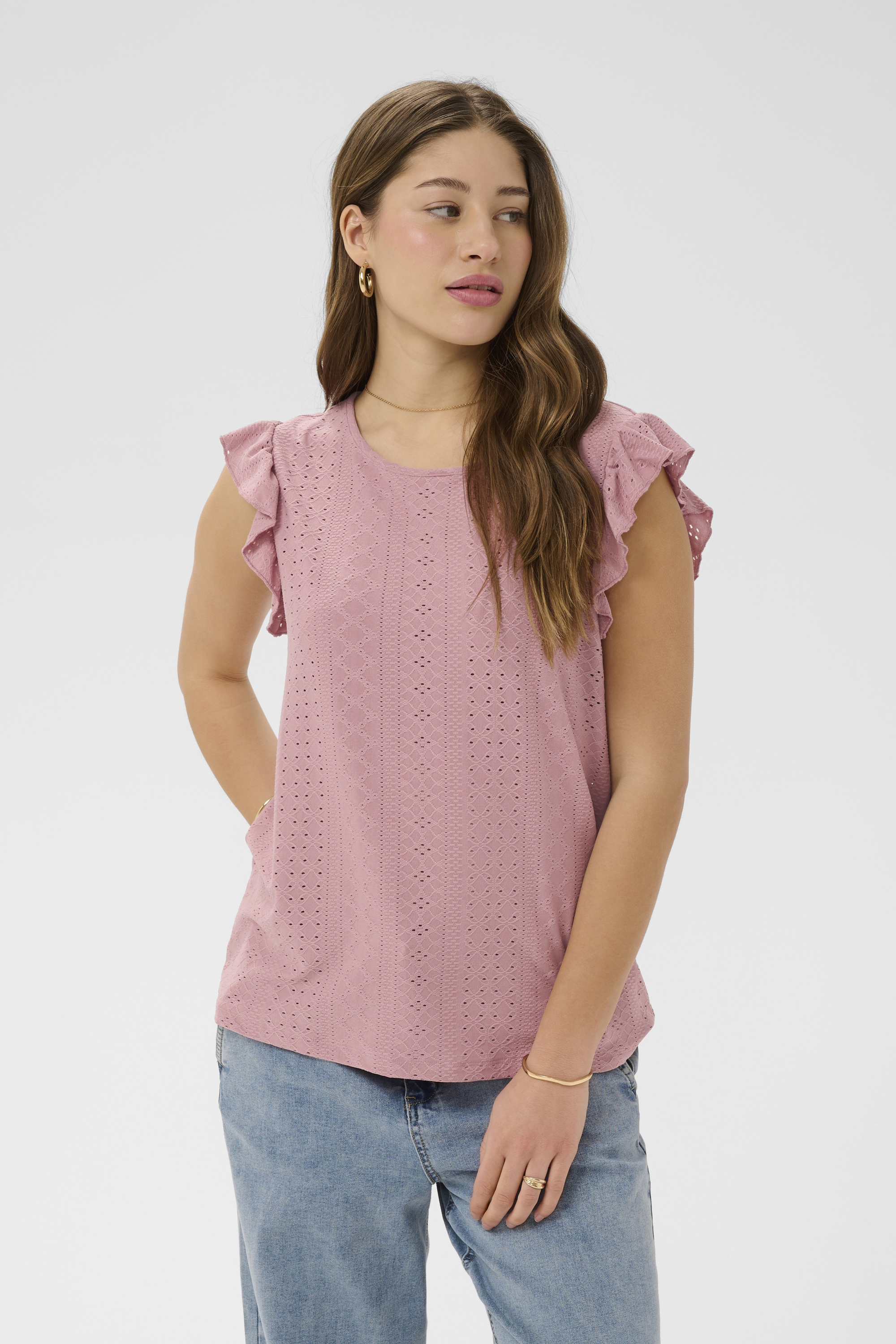 Blouse sans manches, CREAM