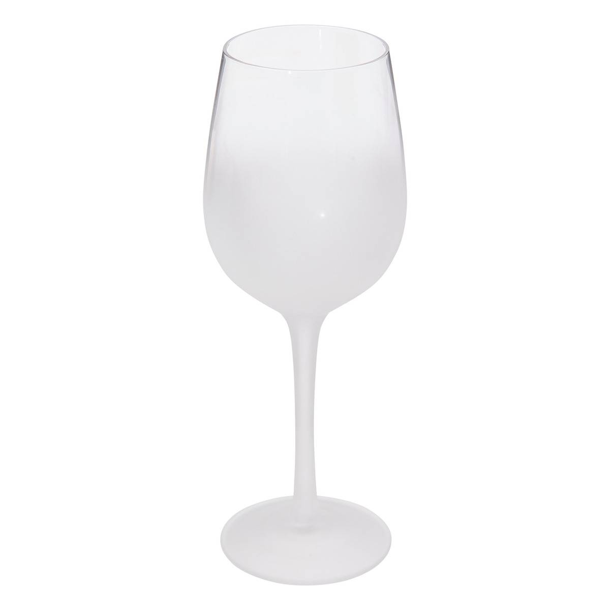Lot de 6 verres à vin en verre givré 38 cl GIVRE, SECRET DE GOURMET