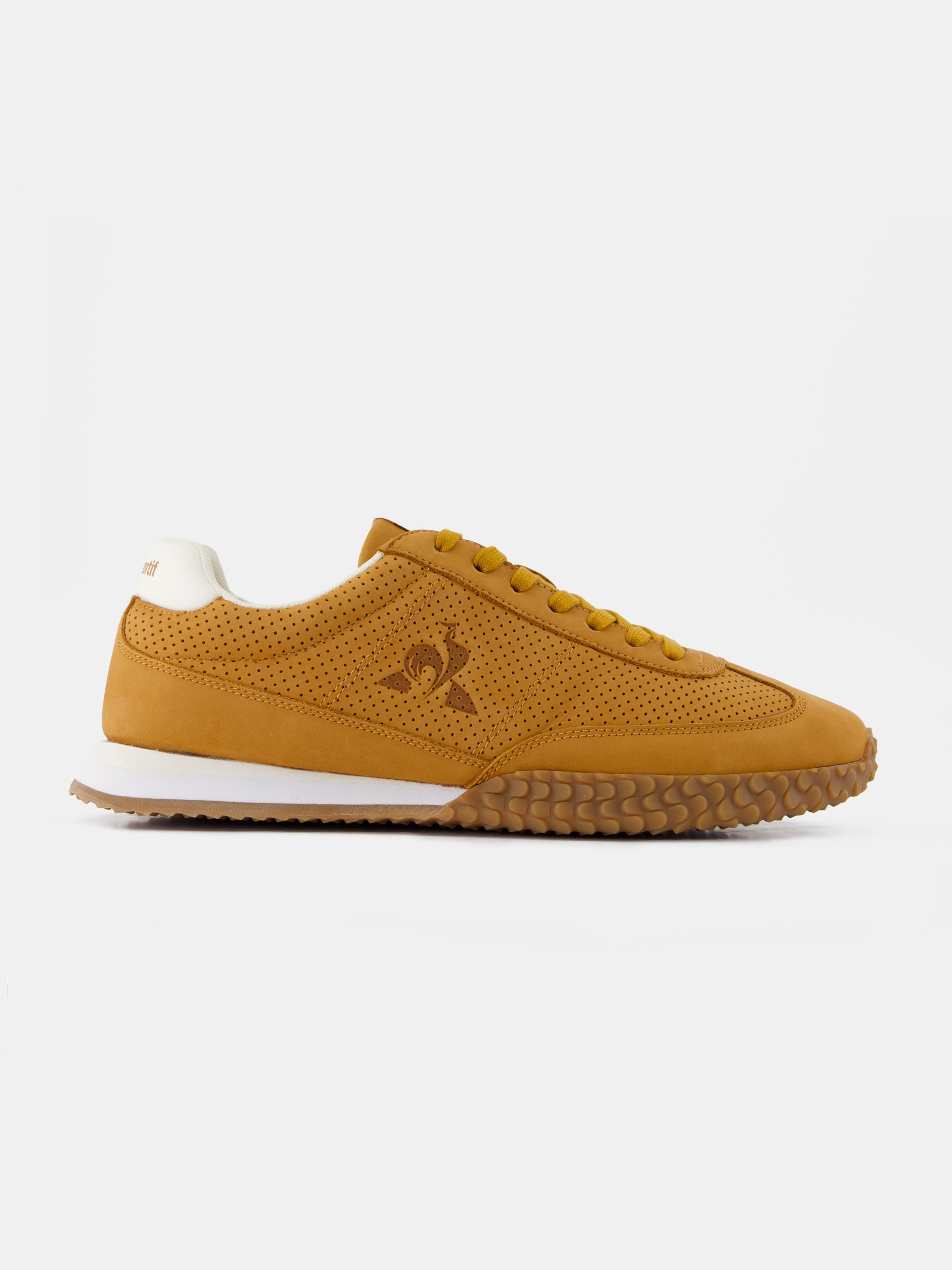 Sneakers rétro-running en nubuck et détails suede Veloce, LE COQ SPORTIF