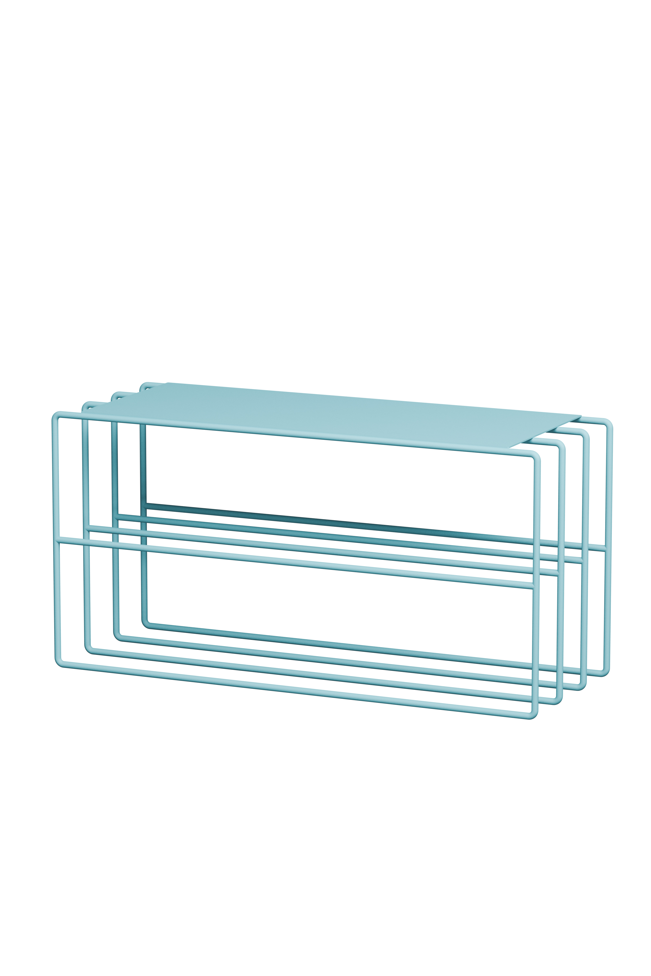 Etagère à chaussures tôle et acier NEVA, METALLBUDE