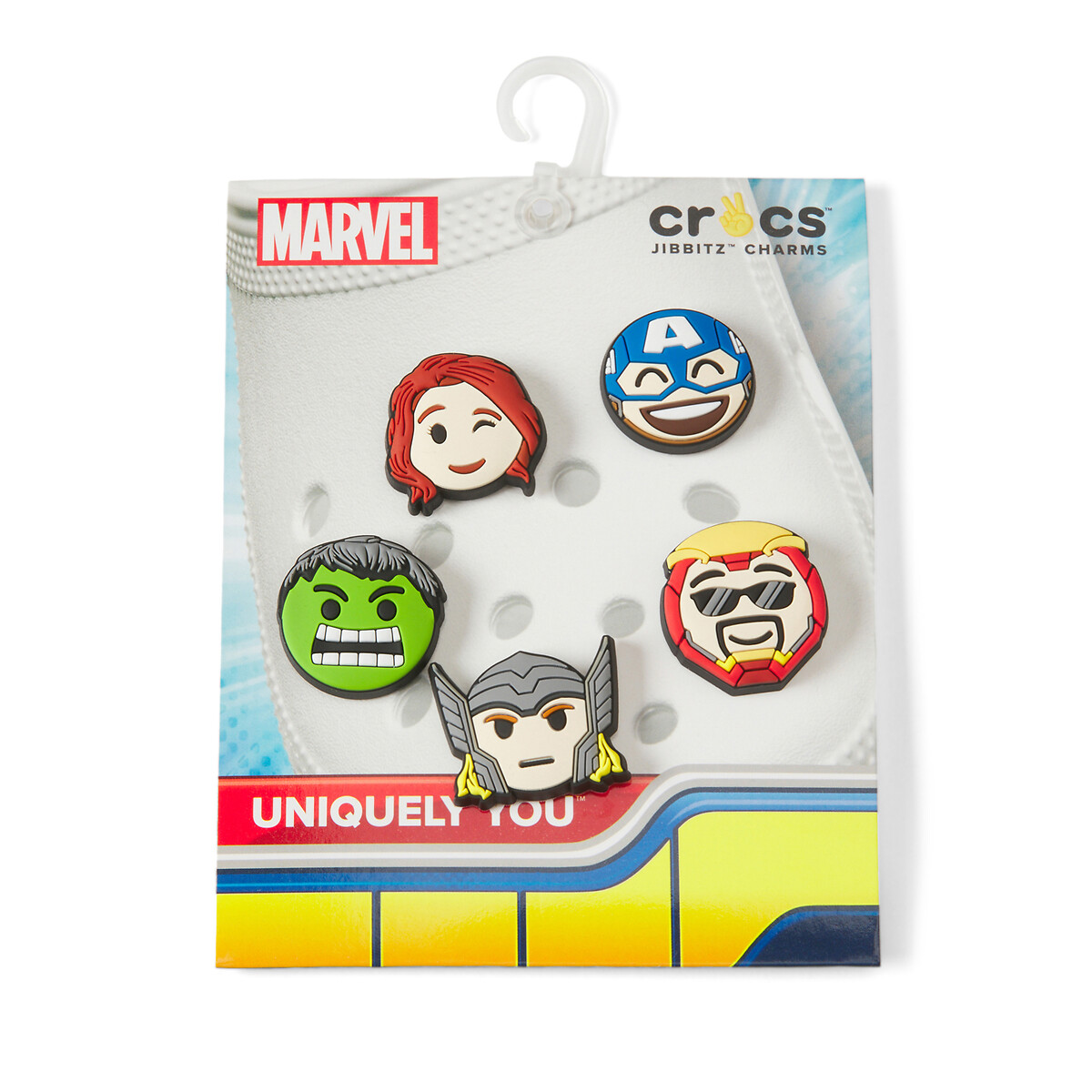Image of Pack of 5 Avengers Jibbitz Charms