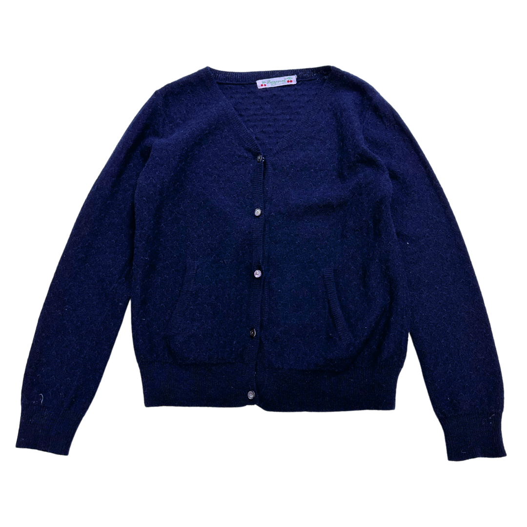 Cardigan Cyrillus En Laine Et Coton Pour Fille 6 Ans - Taille 116, Couleur Rose, Très Bon état Occasion