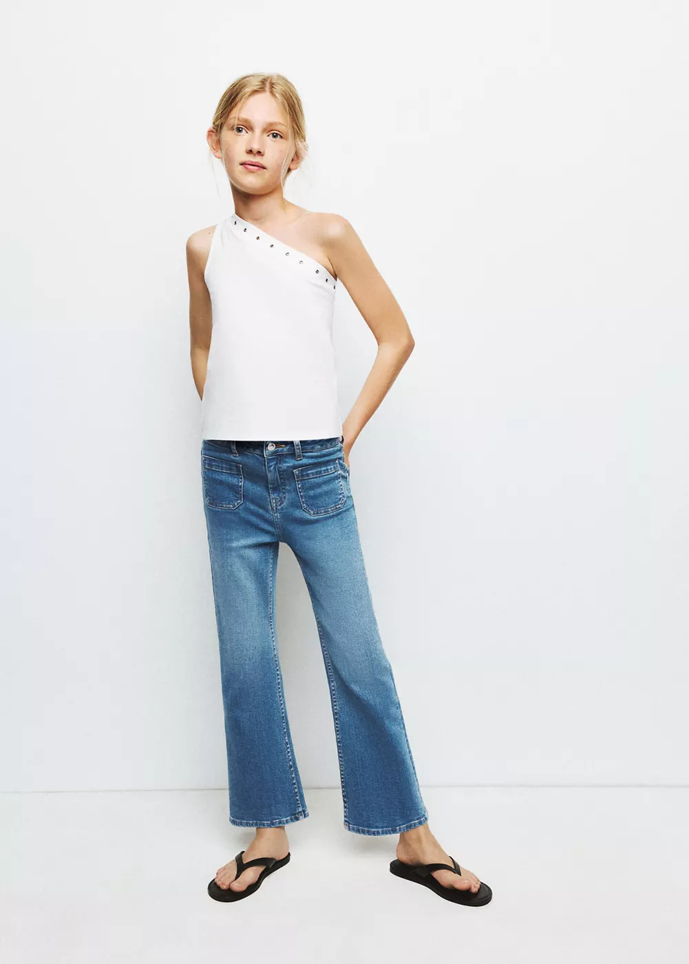 Jean flare poches, MANGO KIDS